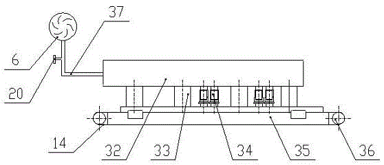 Continuous stacking equipment for storage battery grids