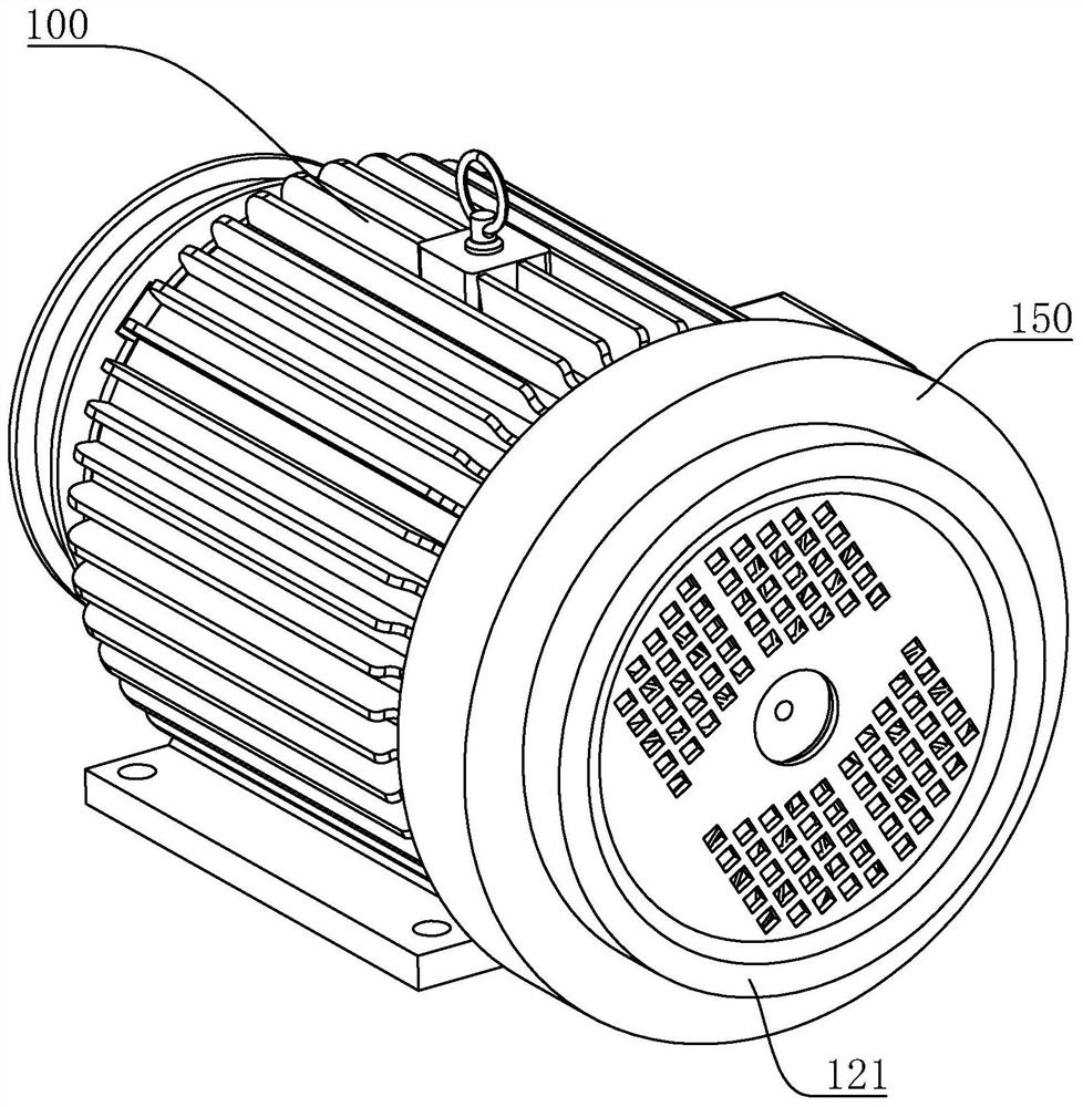 Motor with good braking effect