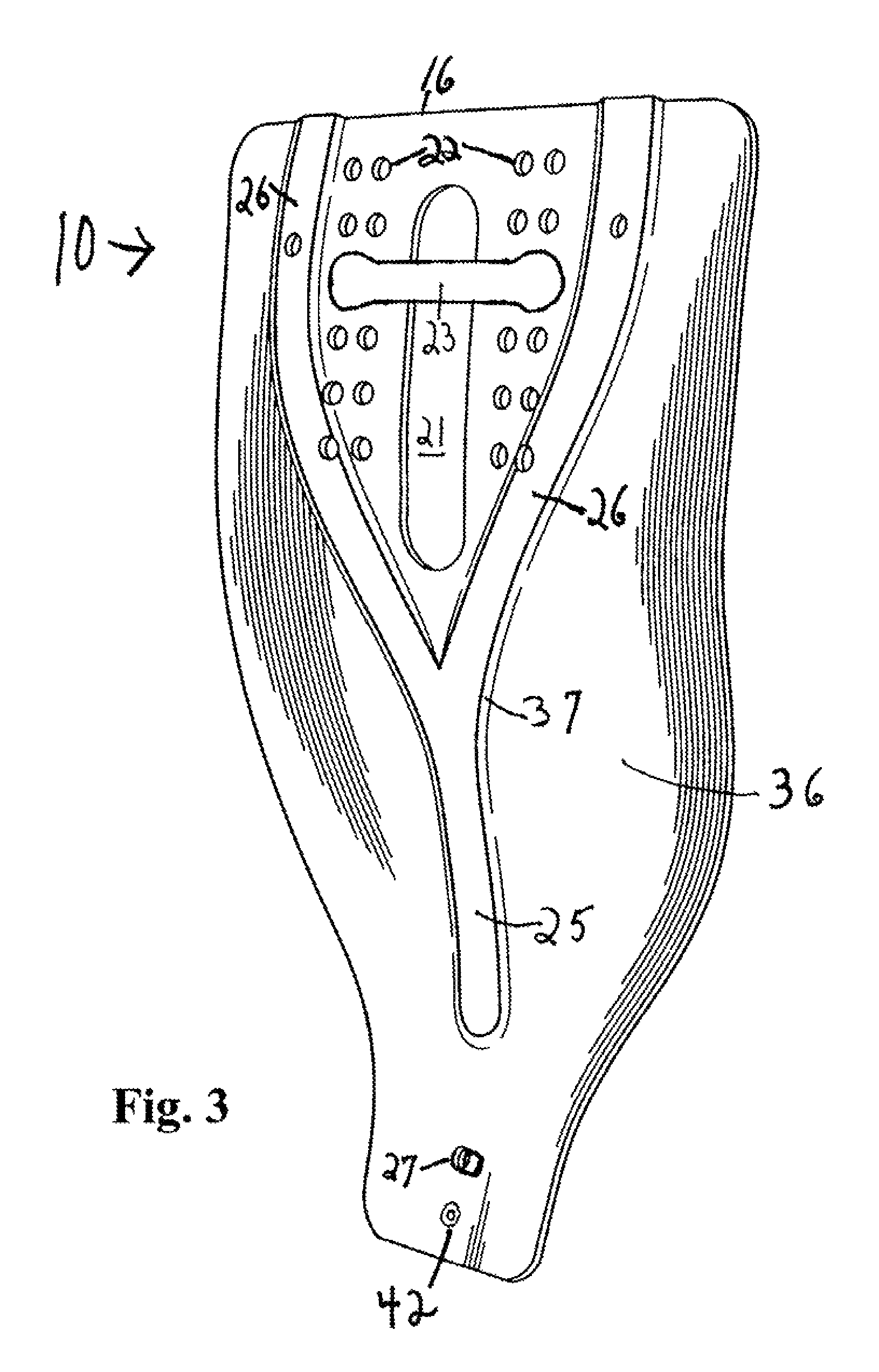 Backpack back support frame