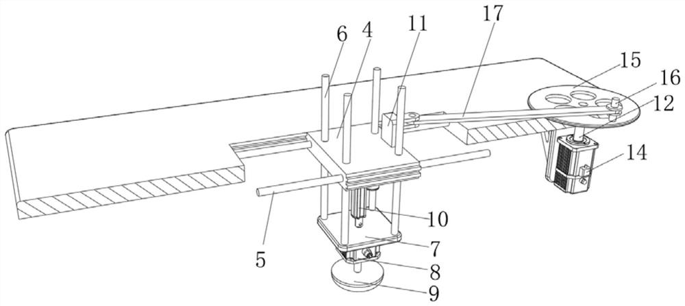 Polishing device for semiconductor preparation