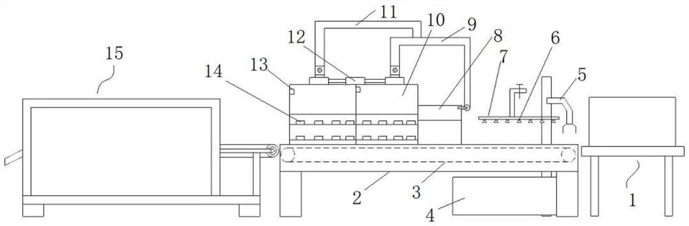 Eucommia ulmoides processing device and method