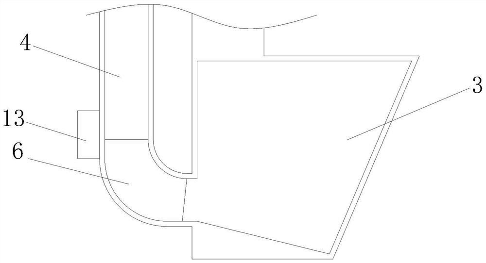 A feeding box for laying hen breeding that is convenient for timing and quantitative input of feed