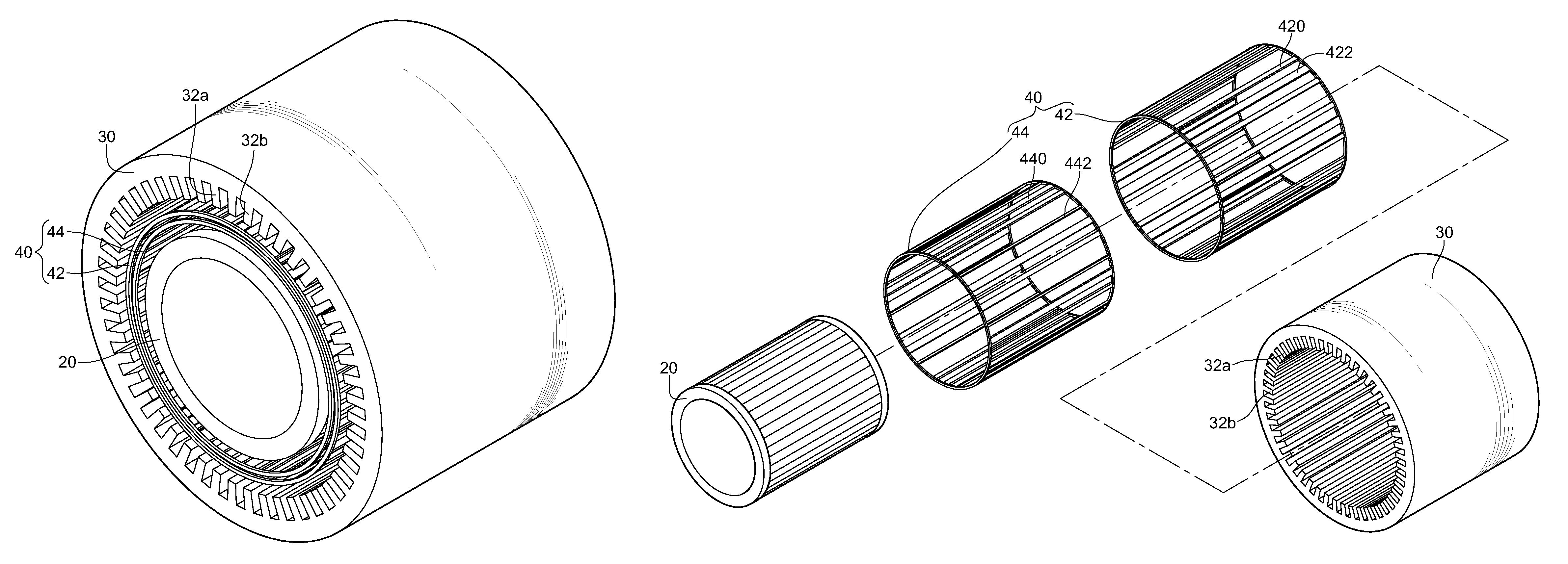 Magnetic transmission assembly