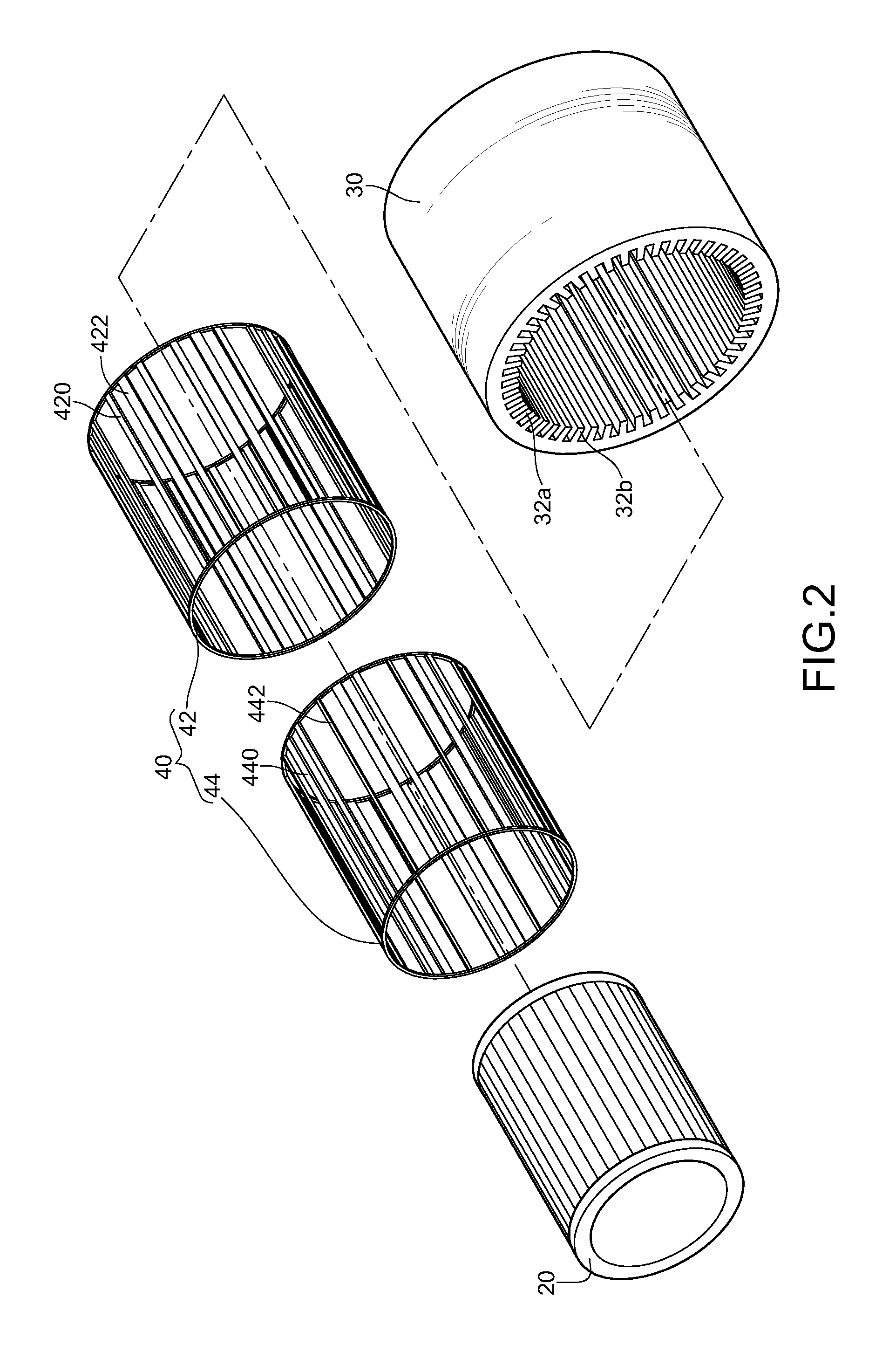 Magnetic transmission assembly