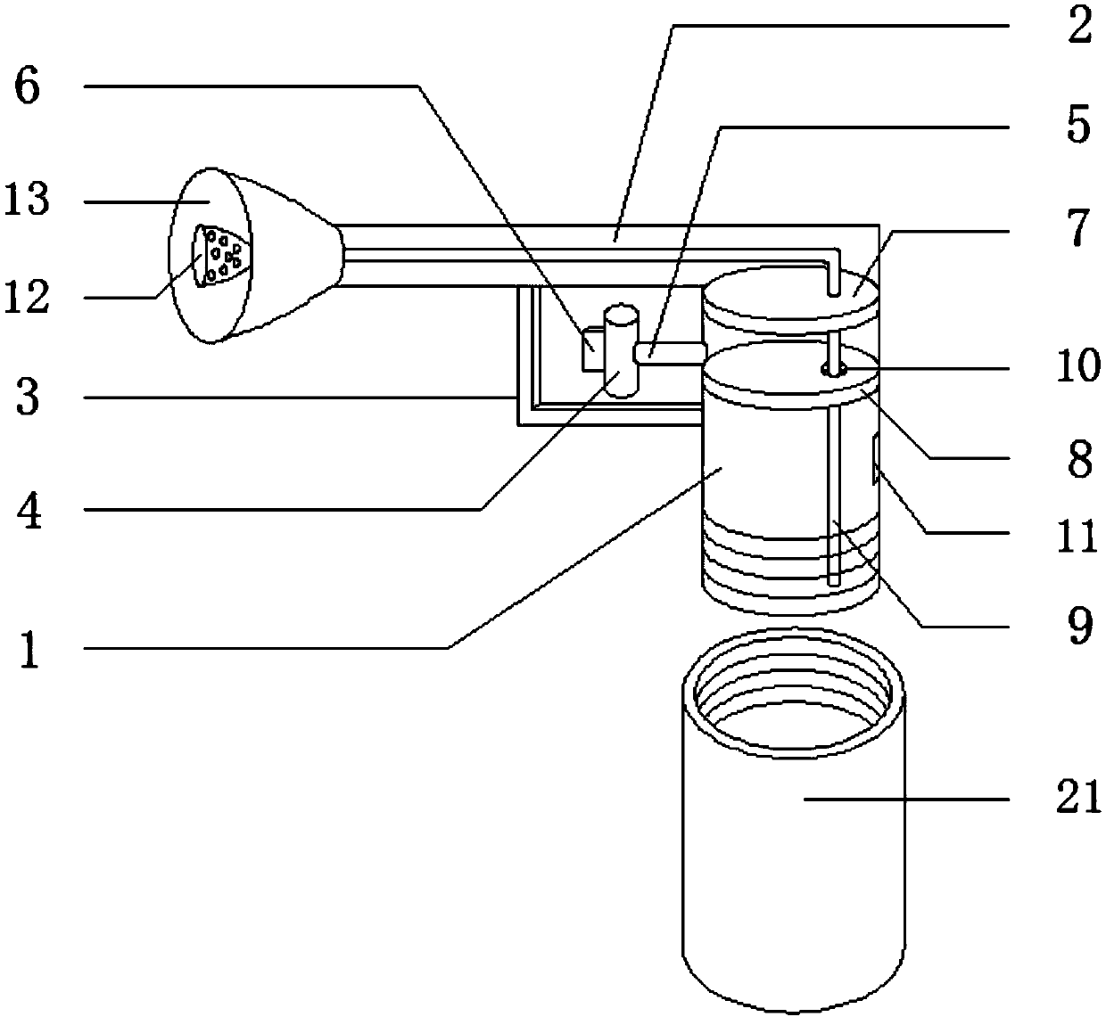 Drug delivery device for respiratory medicine department