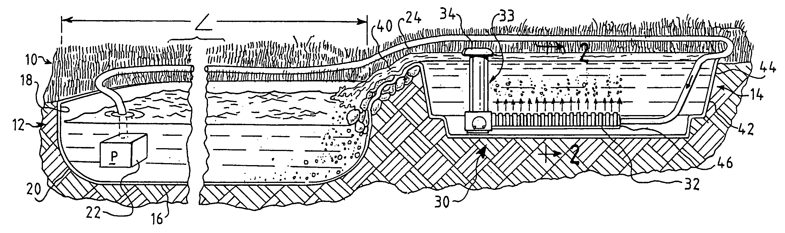 Constructed wetlands system, treatment apparatus and method