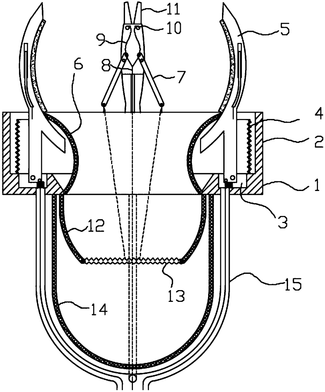 Mechanical arm device for fruit harvesting