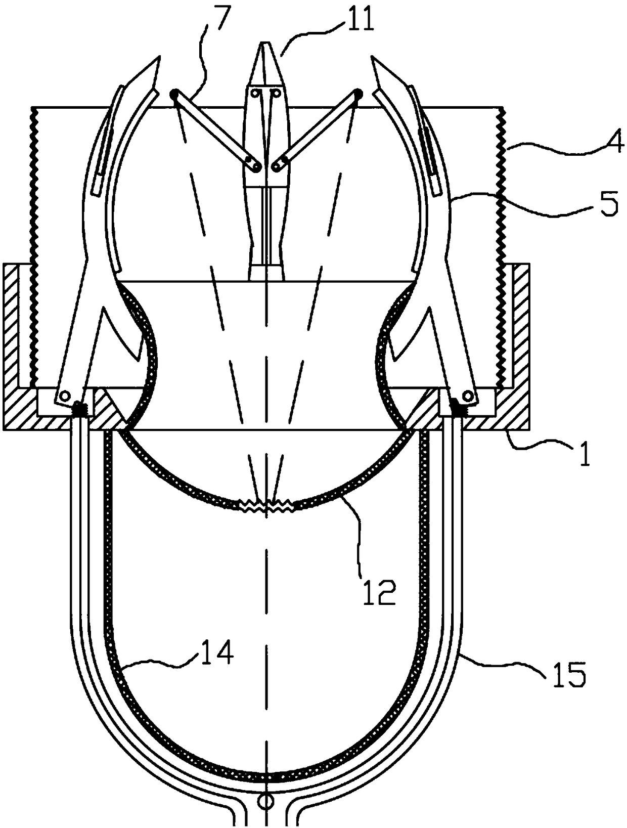 Mechanical arm device for fruit harvesting