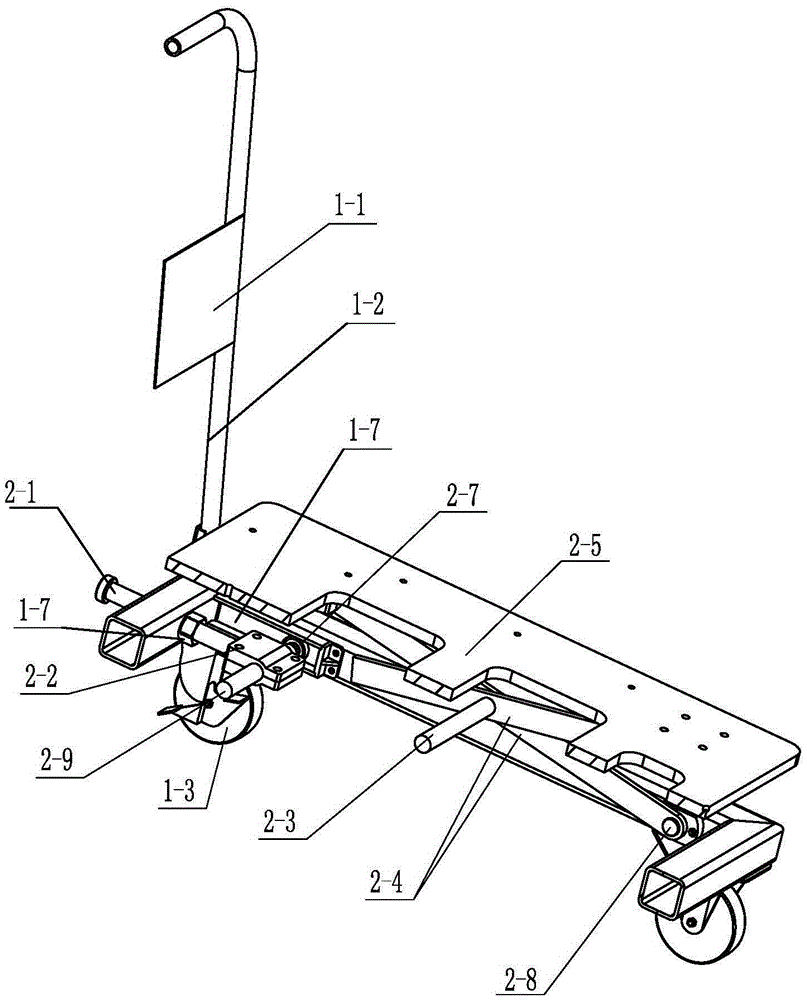 Feeding rack cart with adjustable height