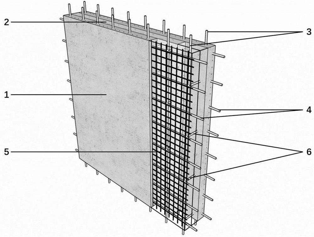 Fabricated FRP-gradient sea sand concrete composite wallboard