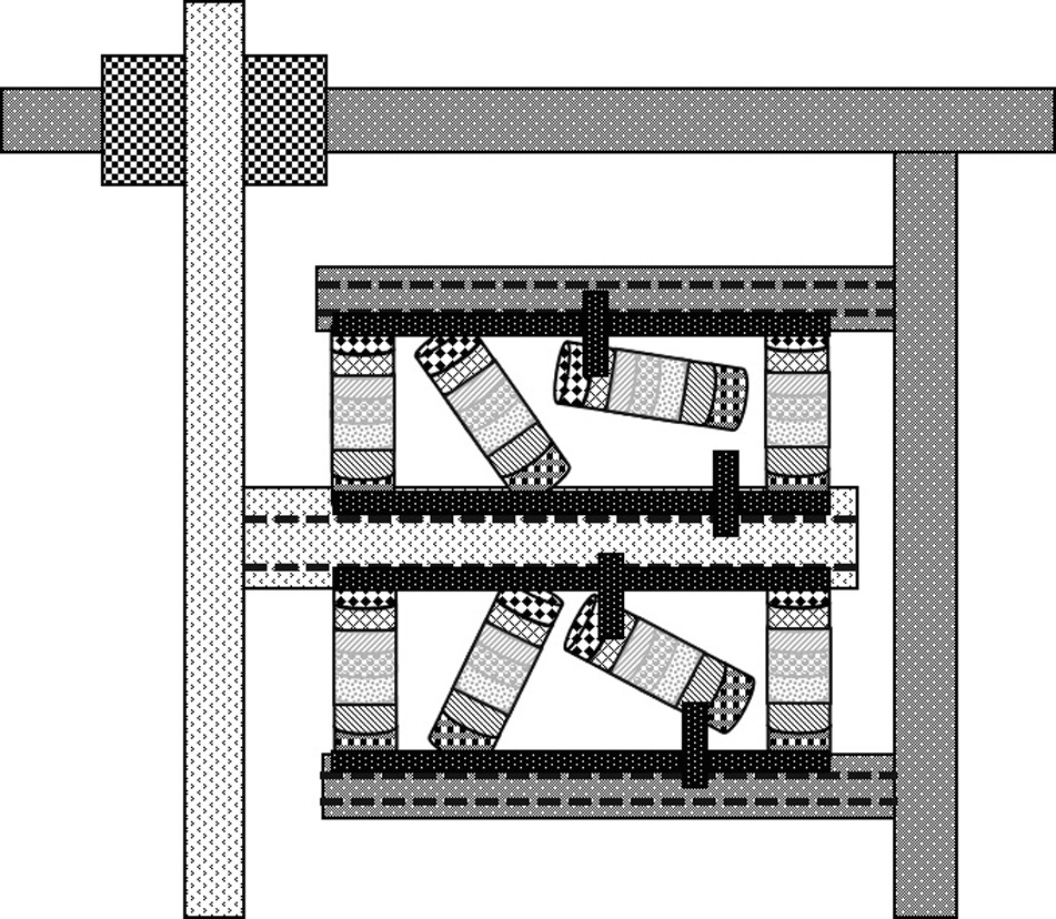 A nled pixel setting and repair method