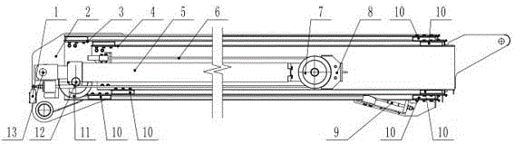 Steel wire rope detecting and tensioning device for high-altitude vehicle