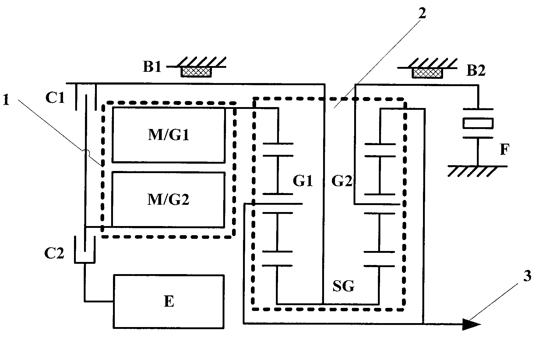 Hybrid power system and hybrid vehicle