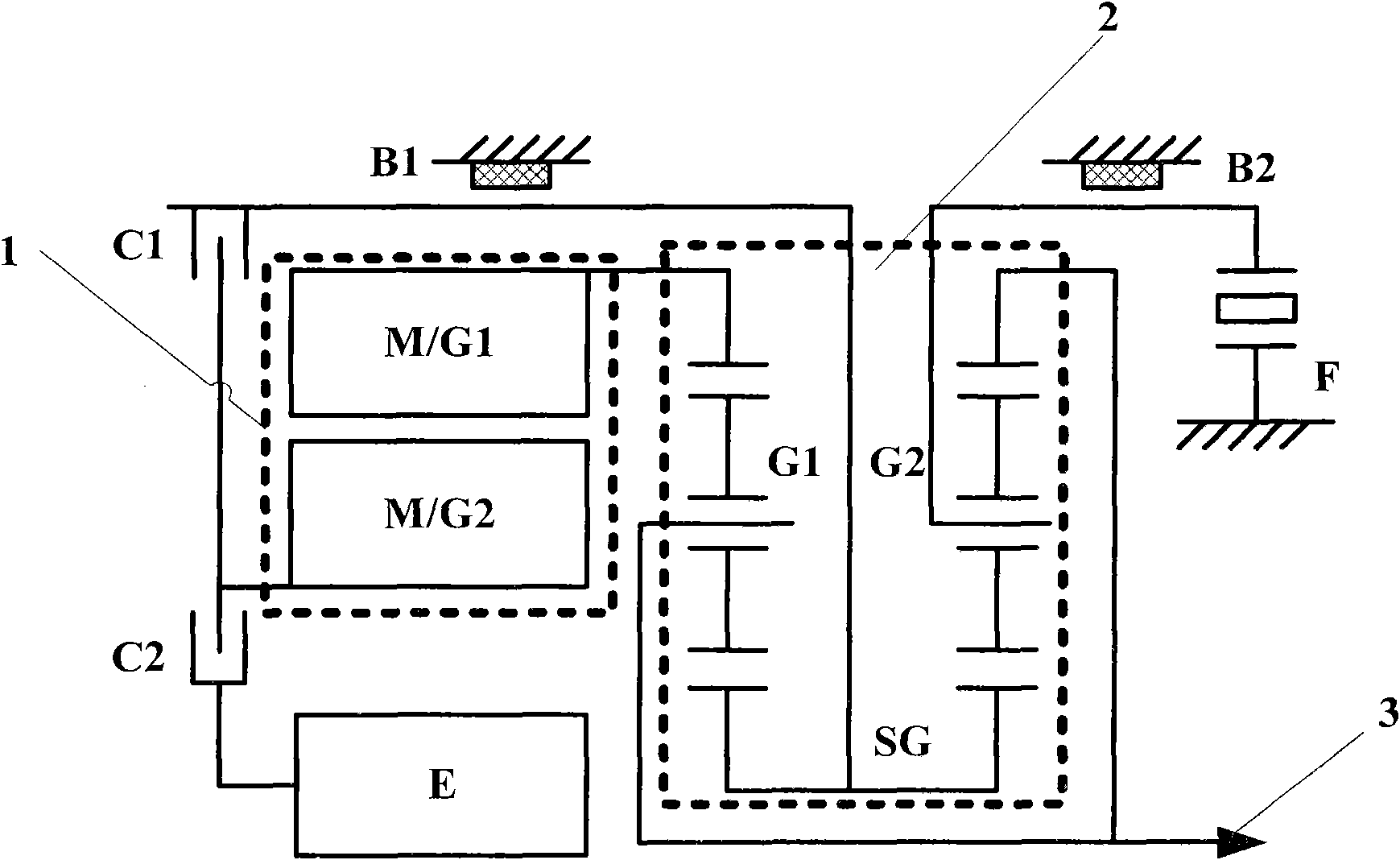 Hybrid power system and hybrid vehicle