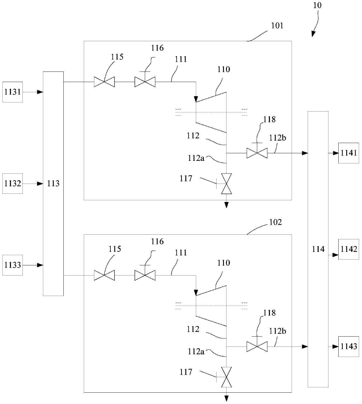 Warming method and warming system of steam turbine