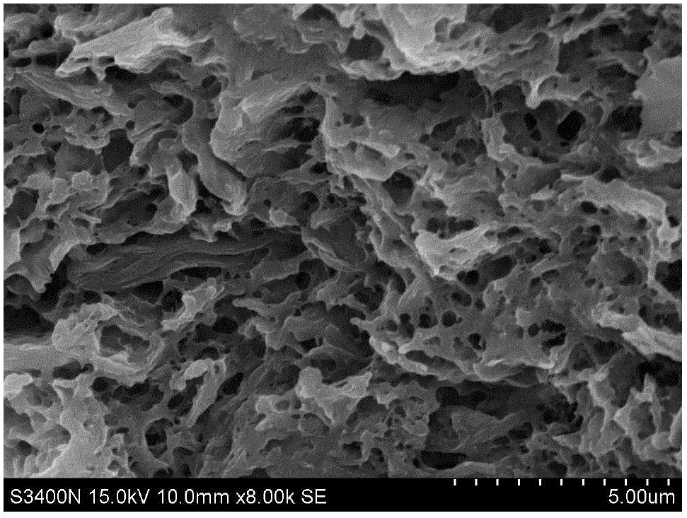 Porous hyperbranched polyester graphite oxide membrane, and preparation method and application thereof