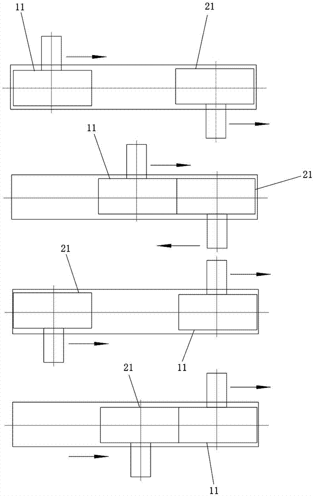 A bottle delivery method for an intelligent unpacking system