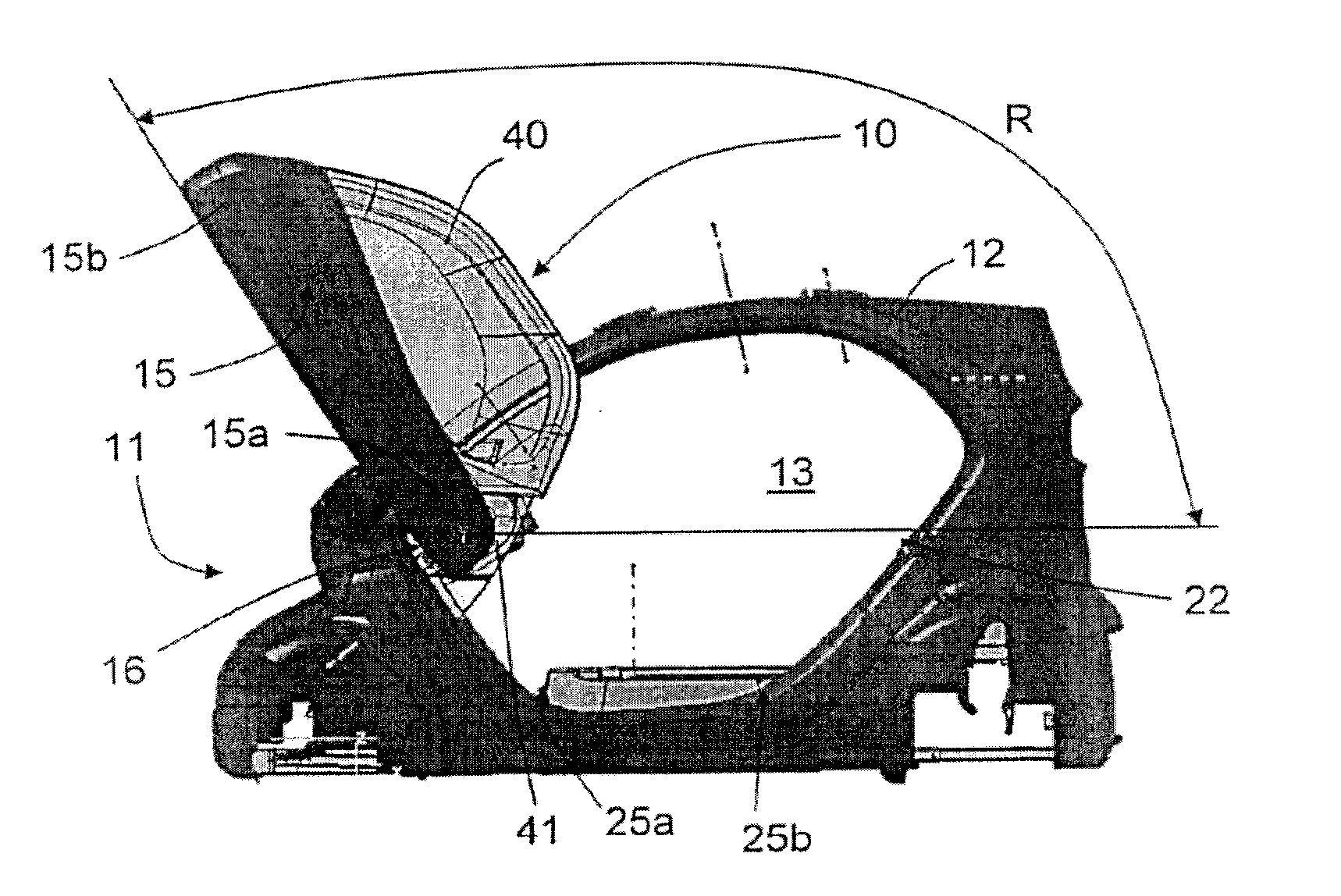 Side protection device for a motor vehicle and associated motor vehicle