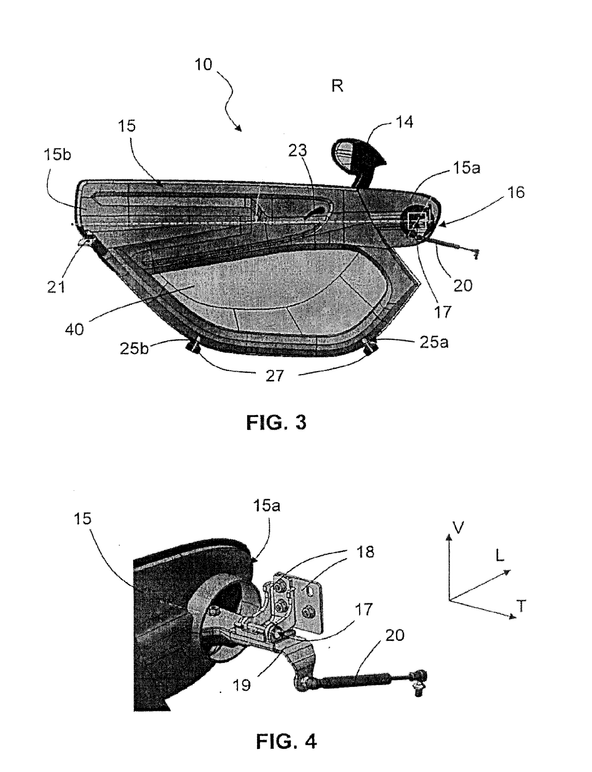 Side protection device for a motor vehicle and associated motor vehicle