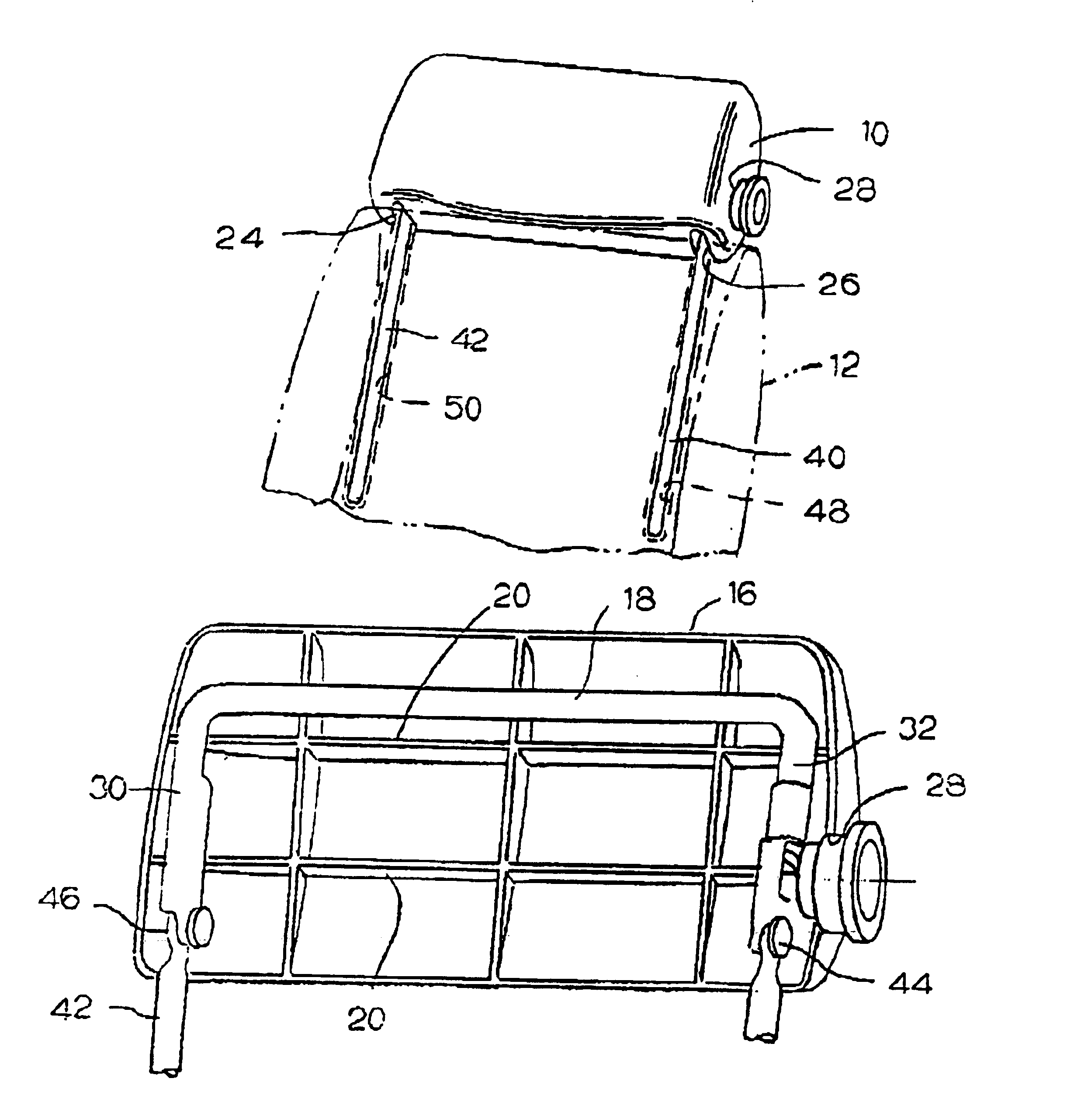 Articulated headrestraint system