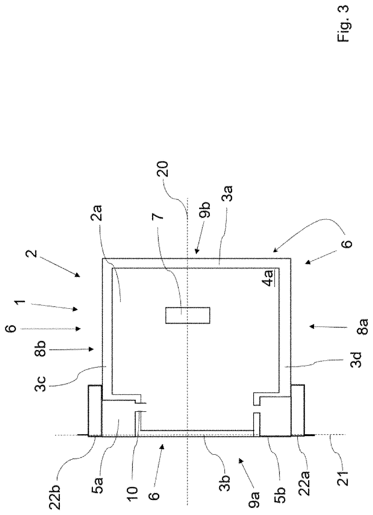 Door for a freezer or refrigerator cabinet