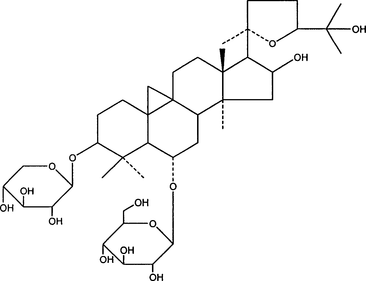 Astragaloside injection preparation and its preparing process