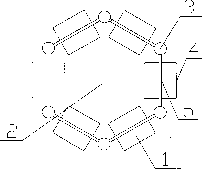 Gridding vortex street reactor