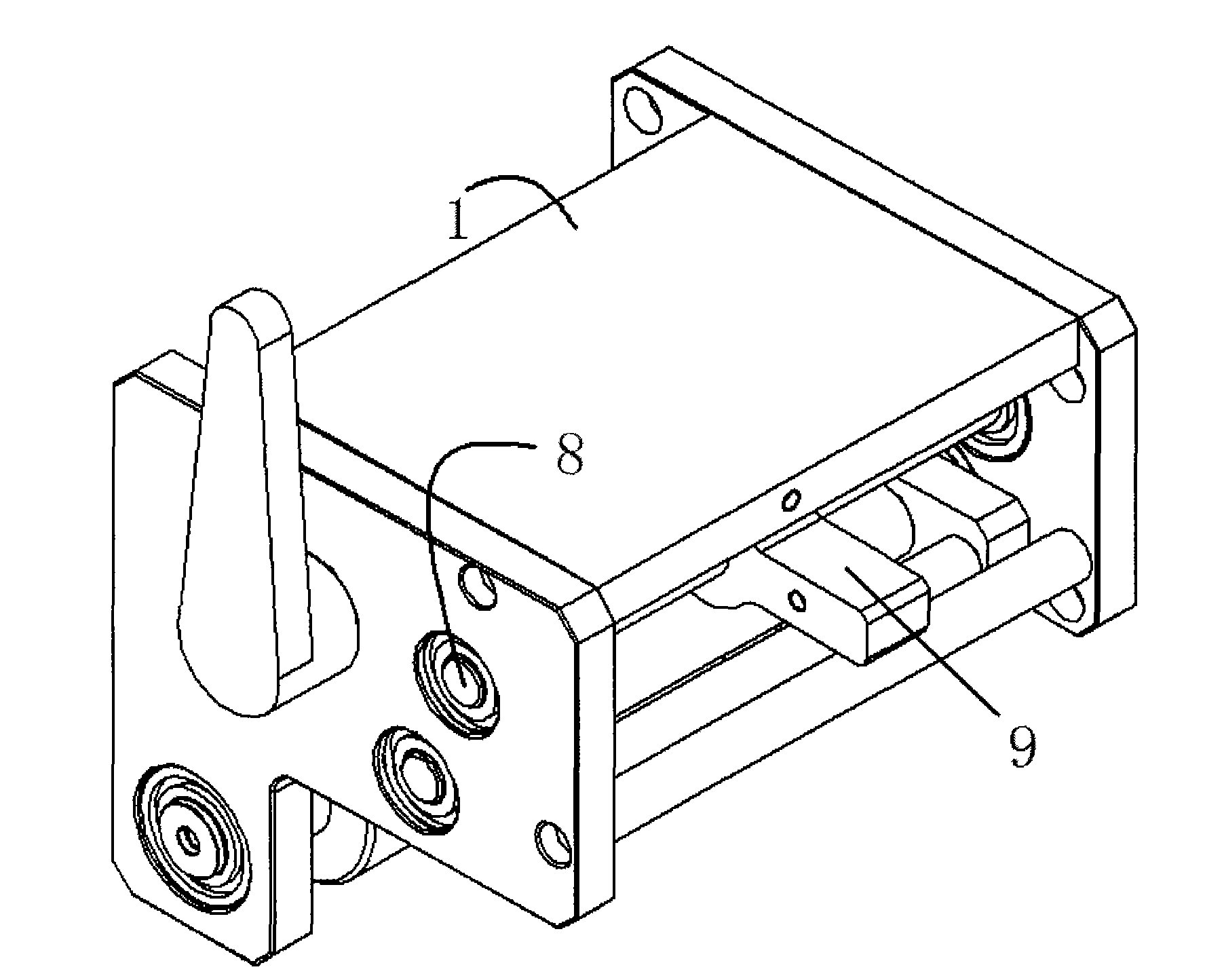 Semi-gear tension conveying device