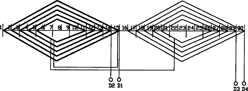 Single-phase voltage-regulating winding of rare-earth generator