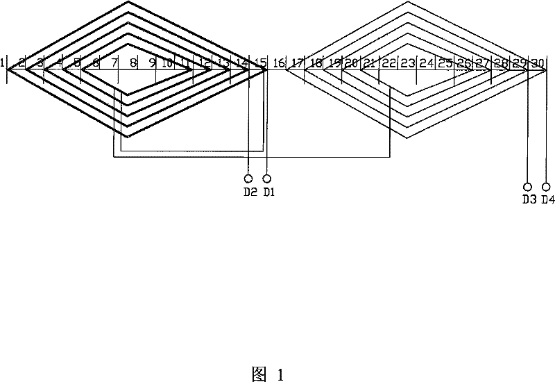 Single-phase voltage-regulating winding of rare-earth generator