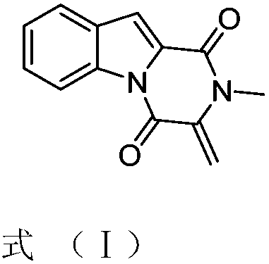 Application of a kind of indole diketopiperazine compound in preparation of biological pesticide