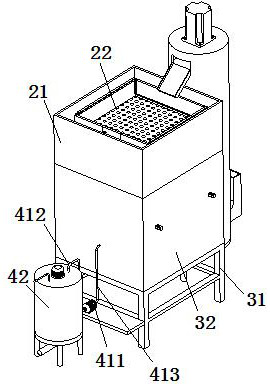 A waste recycling device for pharmaceuticals used in biotechnology