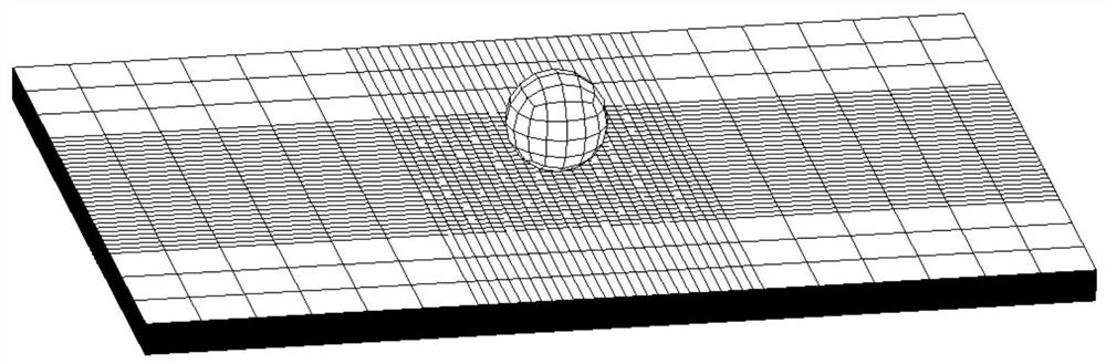 Whole-process analysis method of impact damage and residual strength of seamed composites