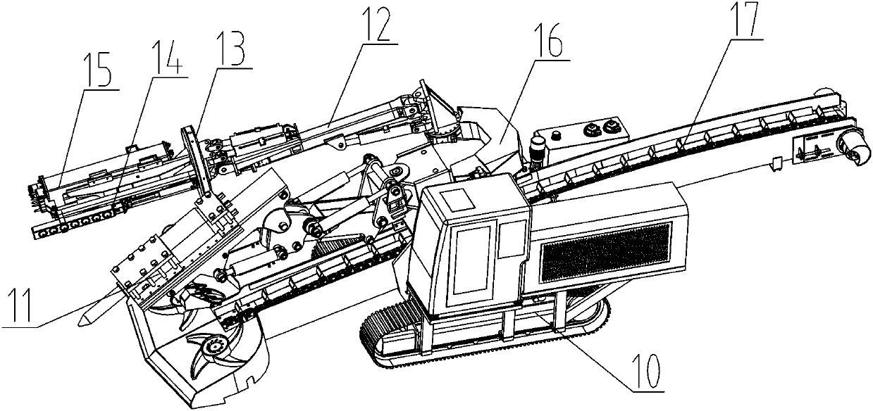 Multifunctional tunneling all-in-one machine