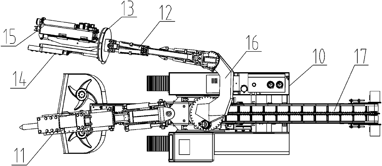 Multifunctional tunneling all-in-one machine