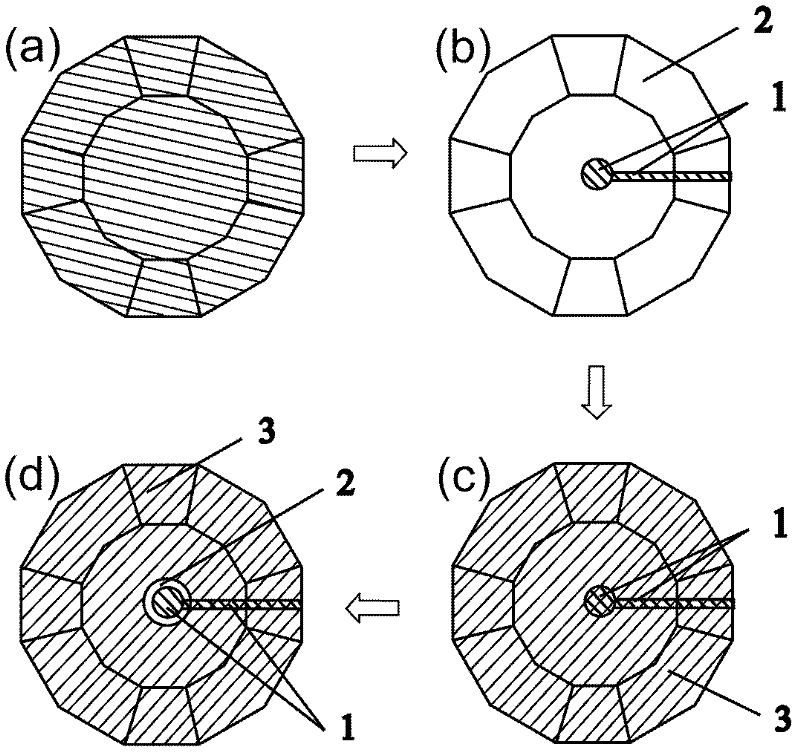 Electrode for high-voltage in-situ impedance spectroscopy measurement and its preparation method and application