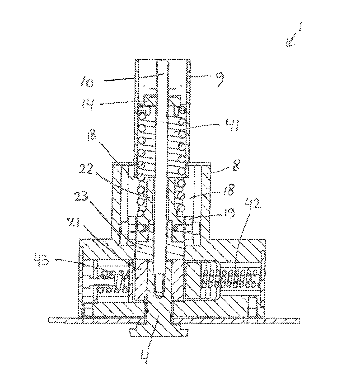 Trunnion door hinge