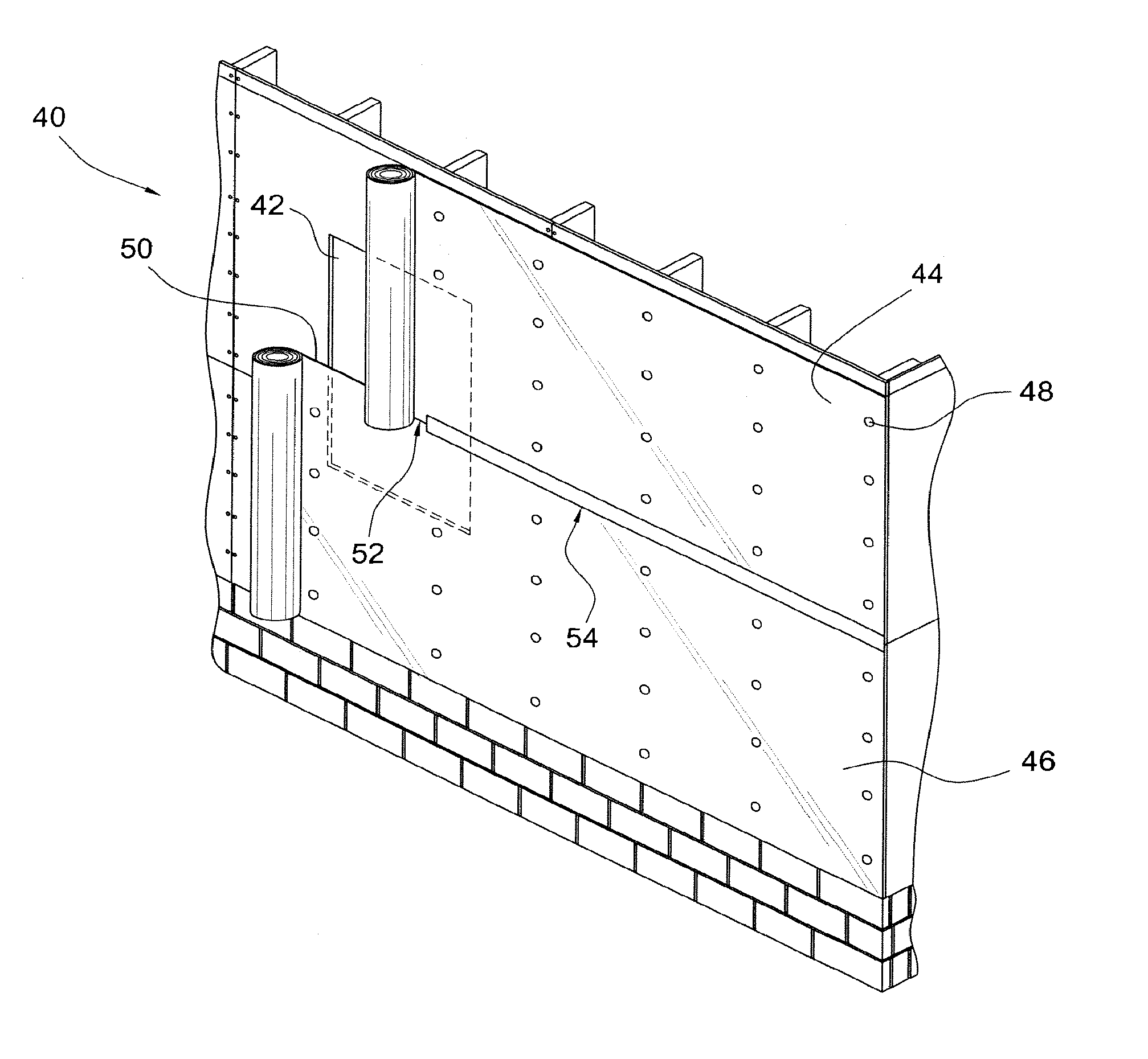 High thermal resistance and permeance insulation material