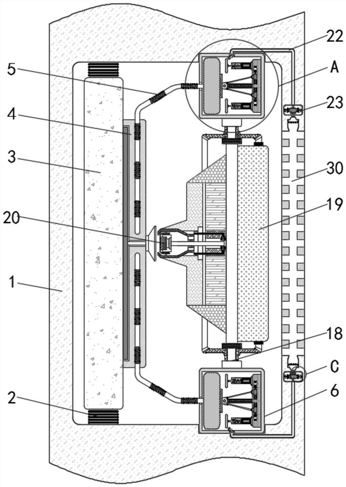 Cold and heat exchange type computer hardware auxiliary cooling device based on intelligent manufacturing