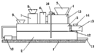 Environment-friendly energy-saving straw pulping machine