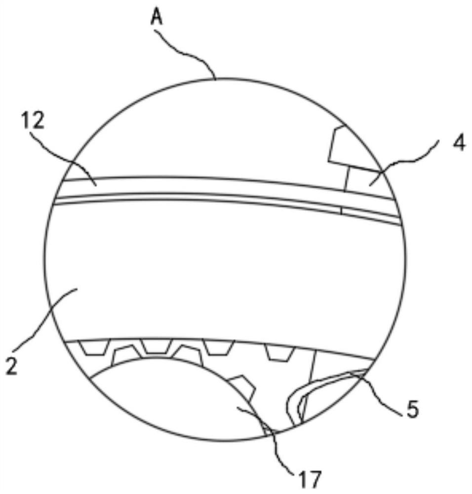 Efficient circular casting inside and outside synchronous grinding equipment