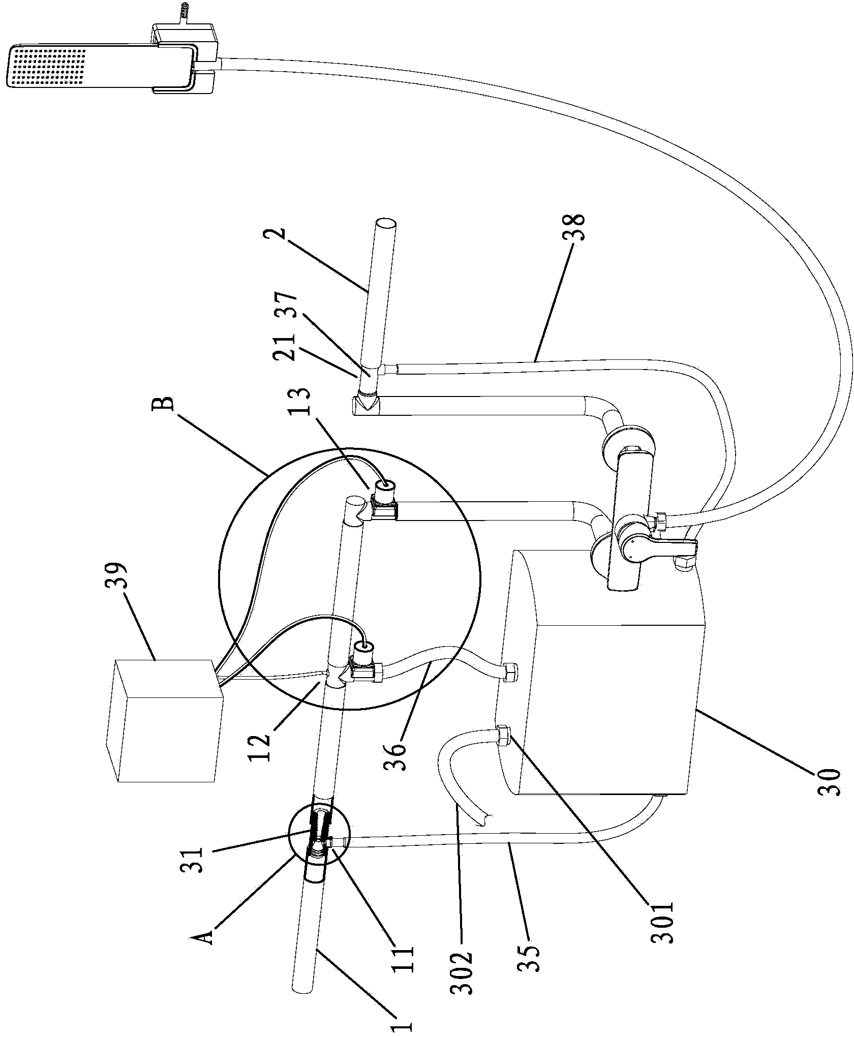 Water saving system for water heater