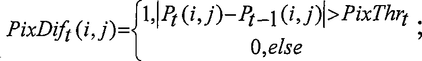 Inter-frame mode selecting method