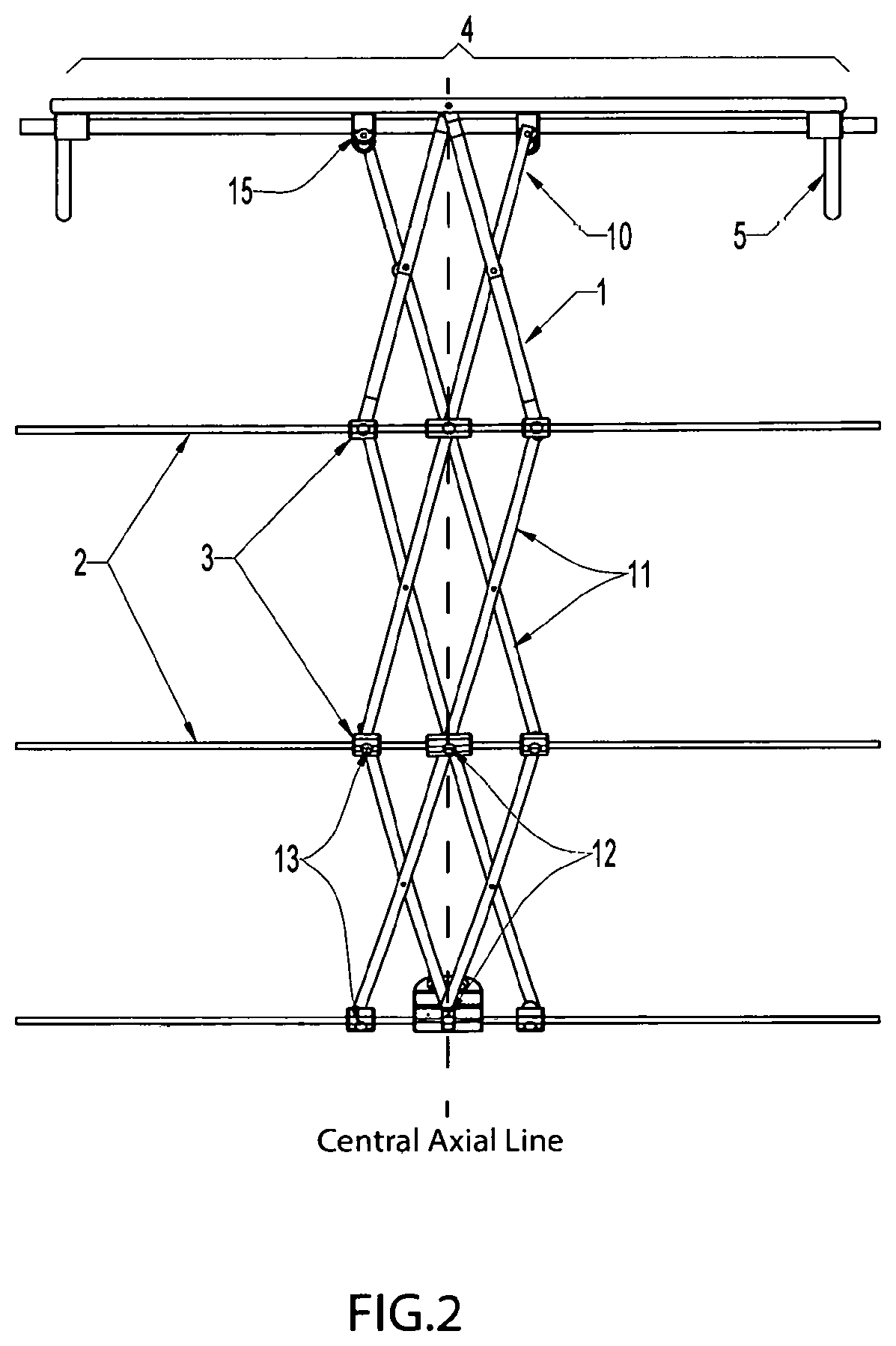 Expandable canopy tent frame