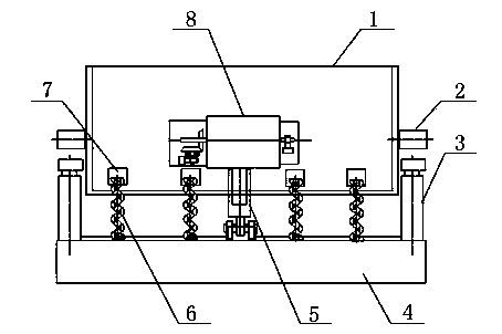 Three-dimensional full-vibration type grinding and polishing machine