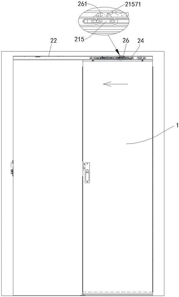 Silent hanging wheel sliding door system