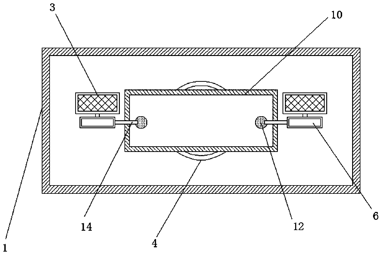 An air intake and exhaust device for a water supply steady flow tank