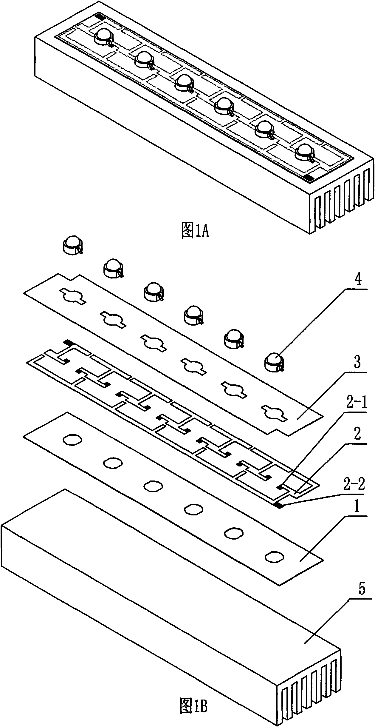 LED packaging method for high-power LED lighting fixtures