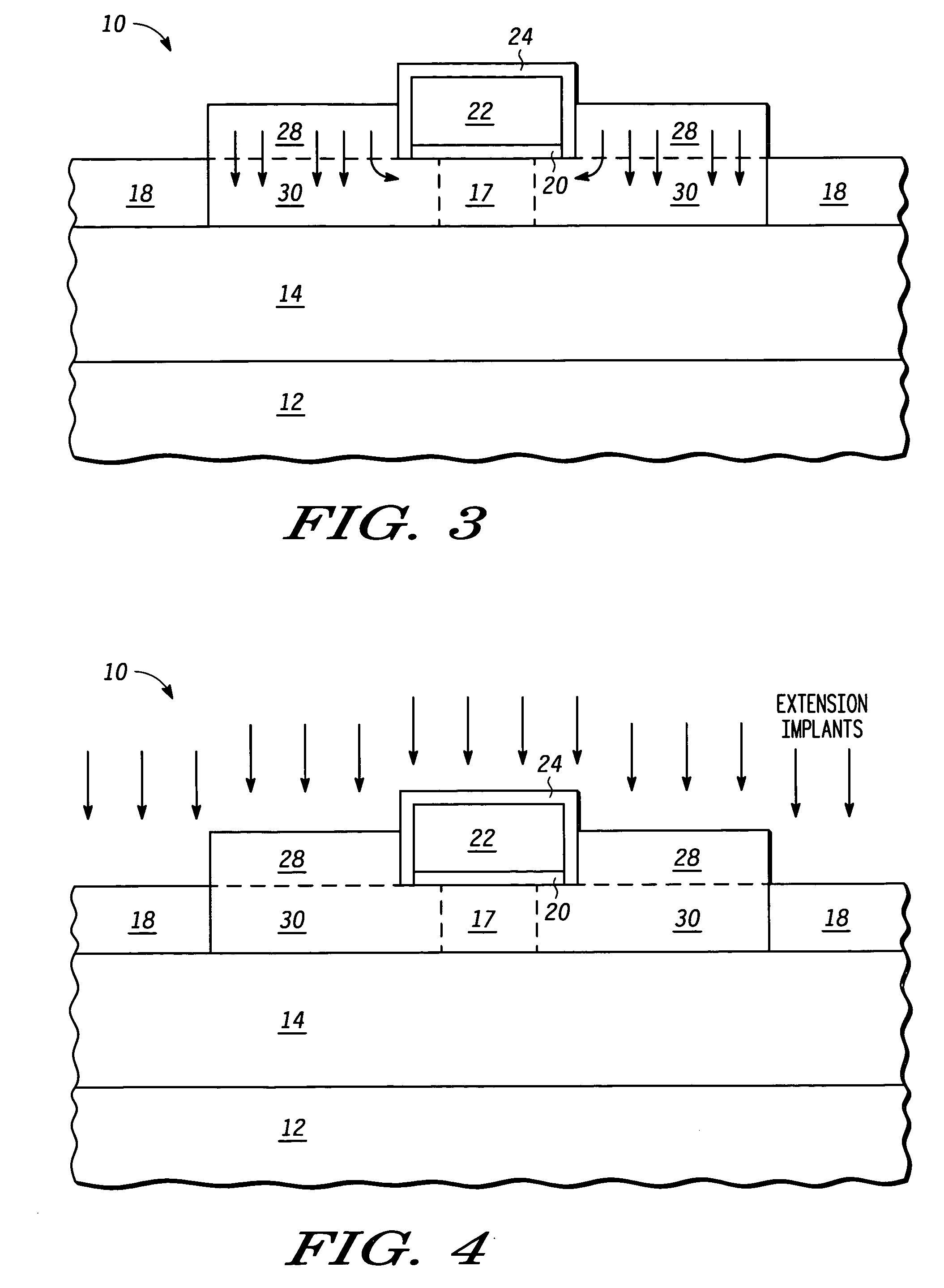 Double gate device having a heterojunction source/drain and strained channel