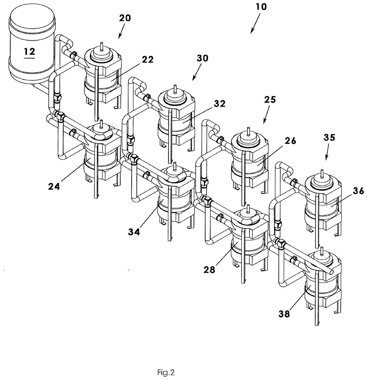 Multi-Column Continuous Resin Regeneration System